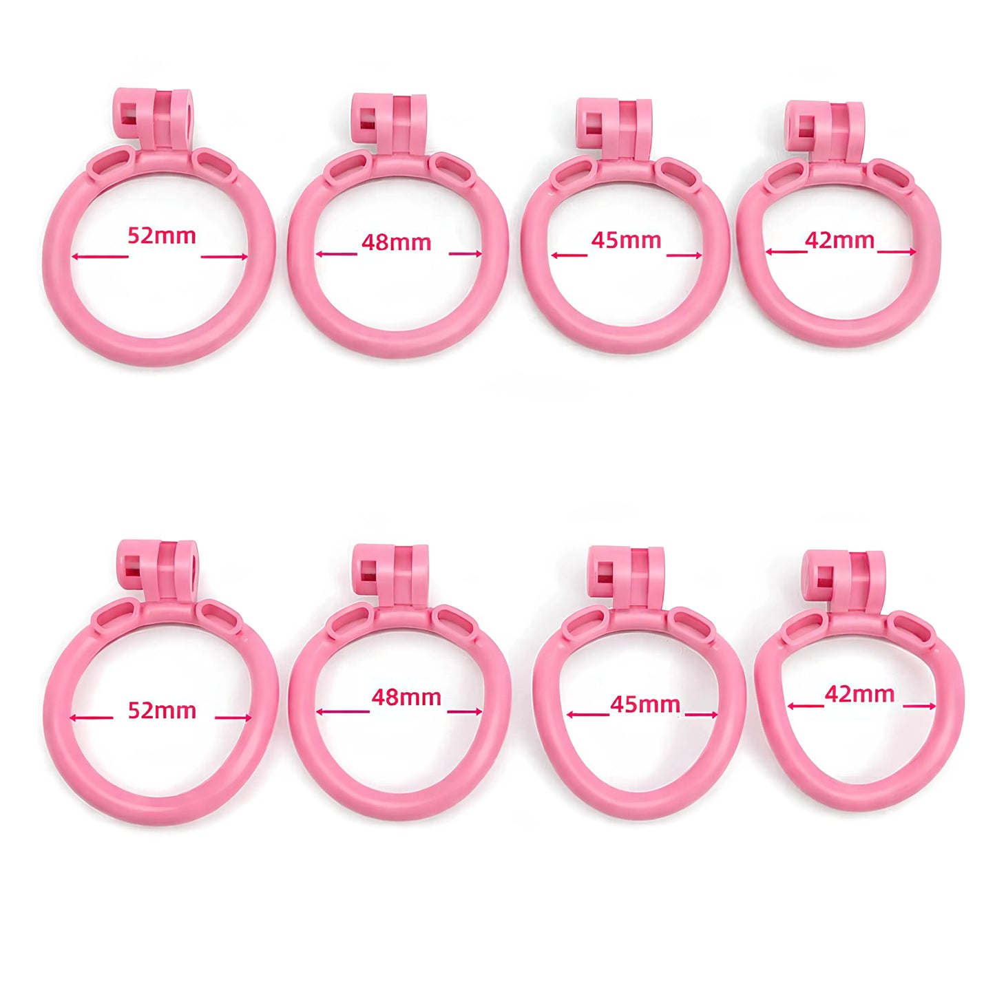 3D Printed Chastity Cage - ES6 - Pink