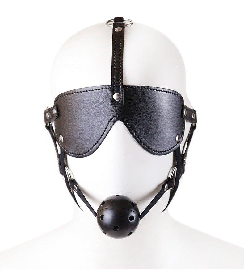 BDSM bondage mask, ball gag, blindfold, kinky play, sensory deprivation, bondage gear, submissive restraint, BDSM accessories, dominant control, fetish mask, bondage mask with gag, BDSM toys, submissive training, kinky secrets, fetish play, strict domination, bondage fantasies, erotic roleplay, submissive pleasure, BDSM essentials, blindfolded bondage, kinky accessories, BDSM mask set, dominant and submissive, sexual exploration, bondage set.