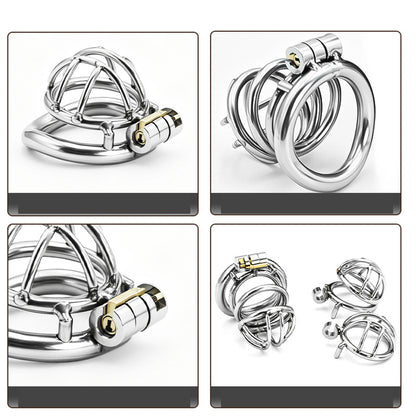 1 Inch Small Metal Cage - Silver
