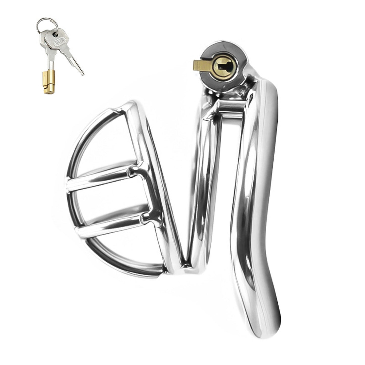 1 Inch Small Metal Cage - Silver