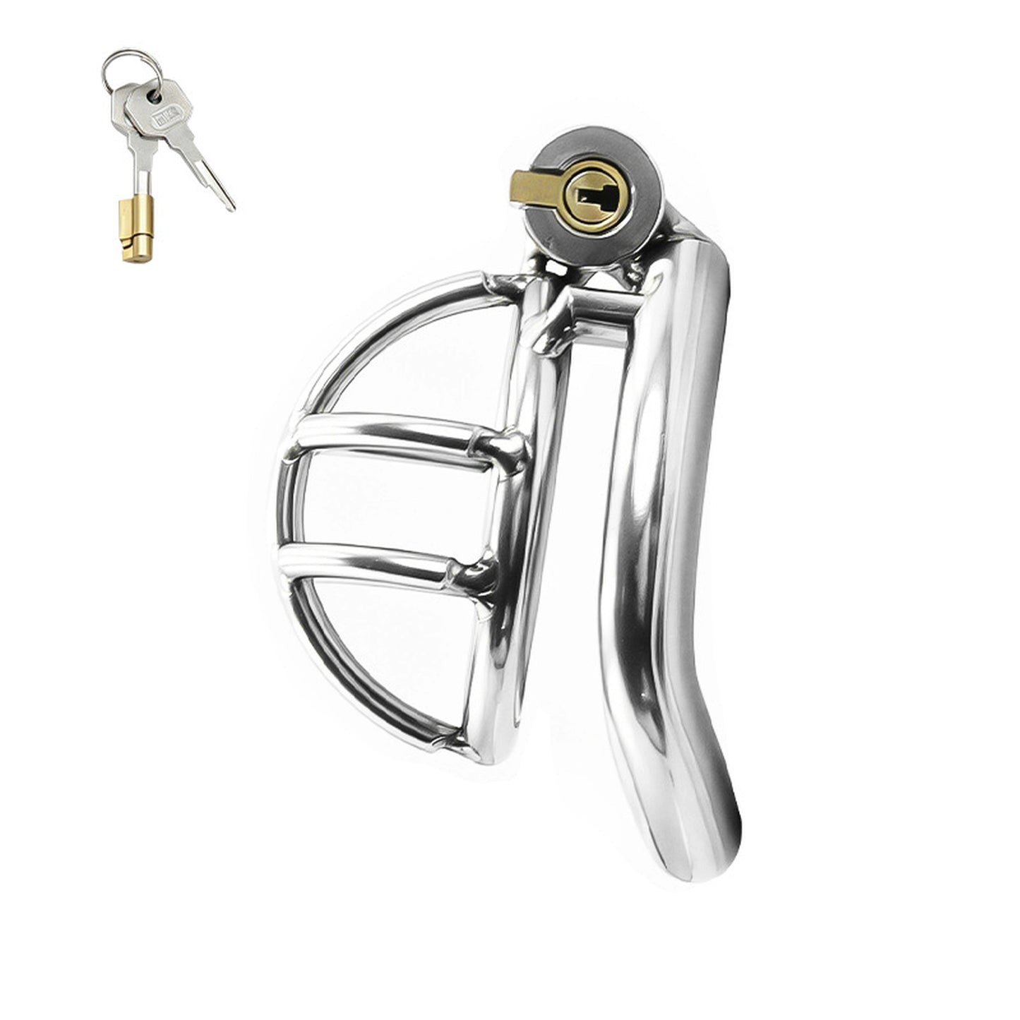 1 Inch Small Metal Cage - Silver