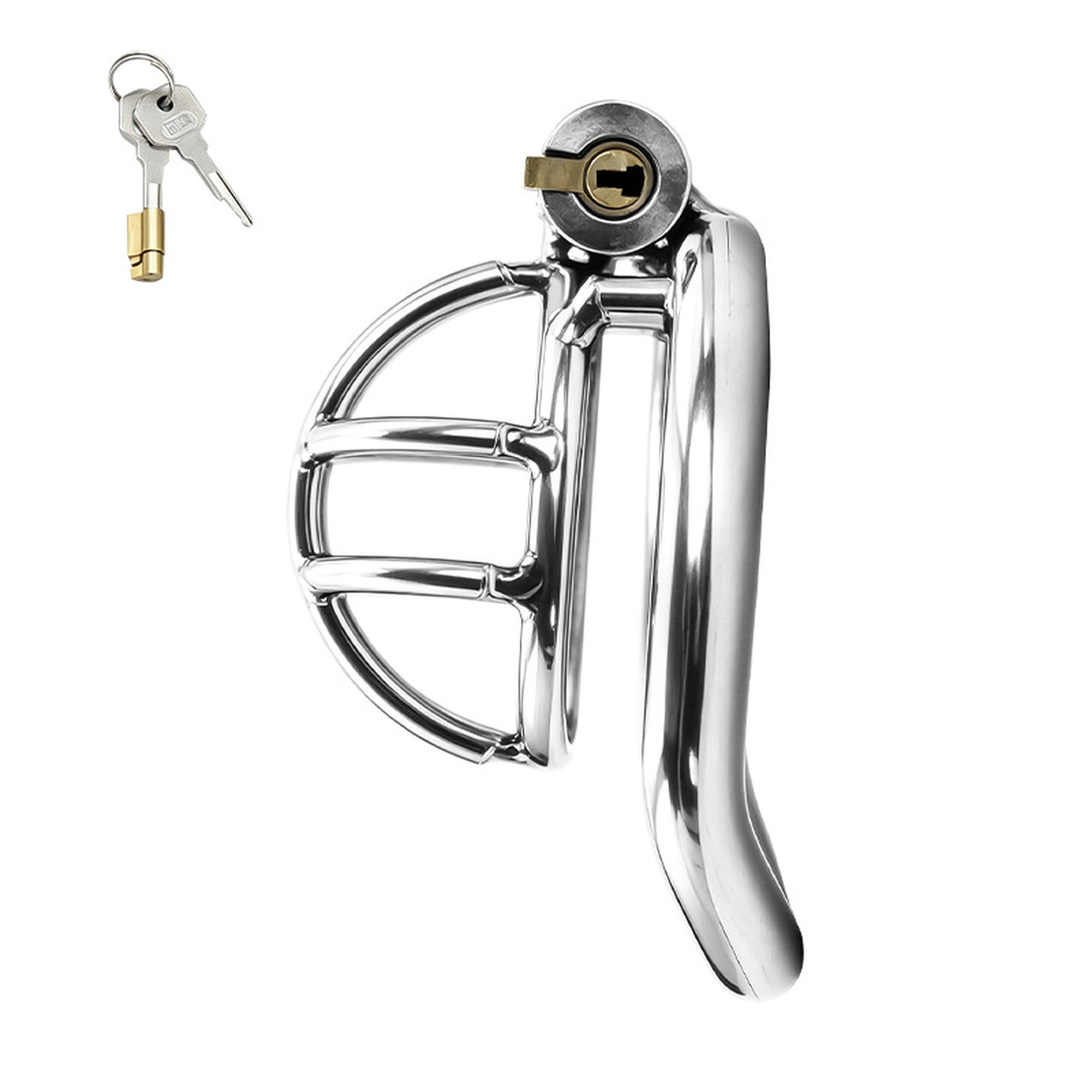 1 Inch Small Metal Cage - Silver
