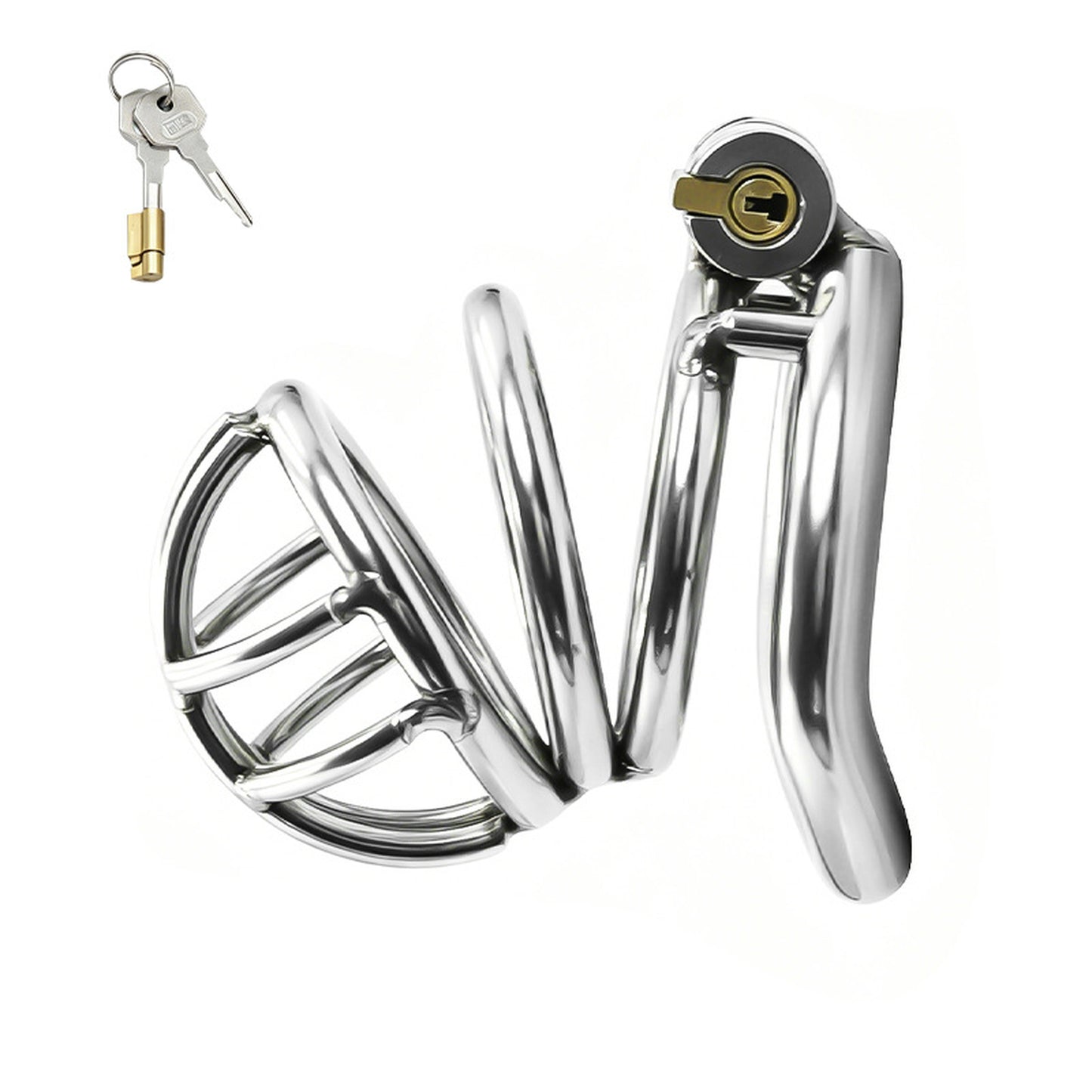 1 Inch Small Metal Cage - Silver