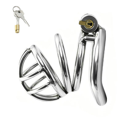 1 Inch Small Metal Cage - Silver