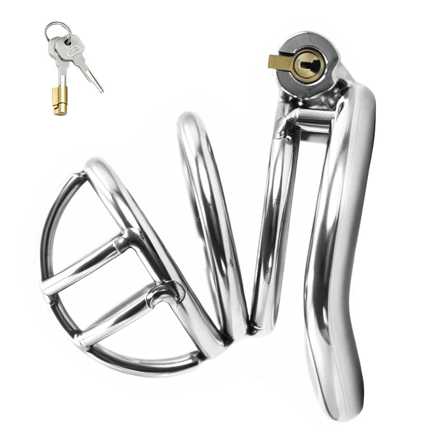 1 Inch Small Metal Cage - Silver