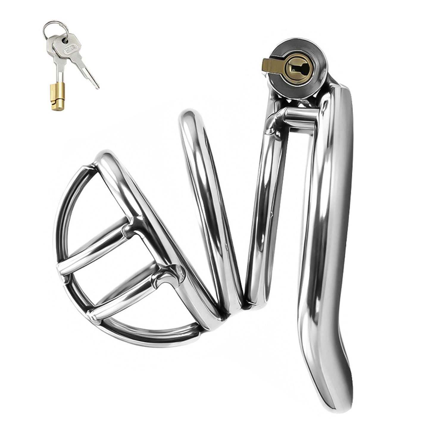 1 Inch Small Metal Cage - Silver