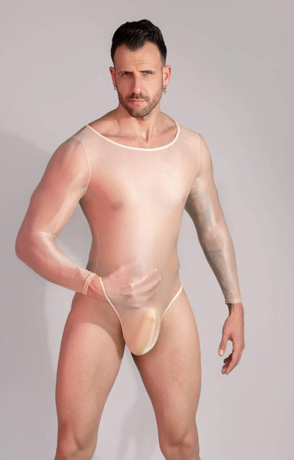 Men’s nylon Bodysuit Wrestling See Through Singlet with pouch design Sissy Mankini Sheer Leotard Backless Vest Sleeveless One Piece Singlet long sleeves high cut big buldge gay dilfs sissy daddies nude