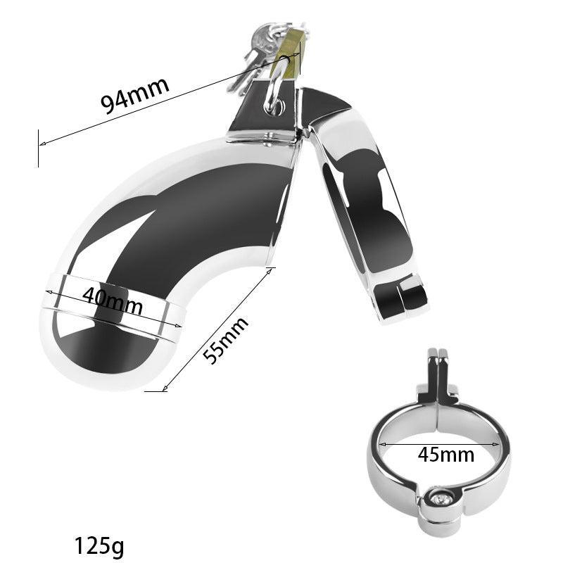 Chastity cage dimensions and weight details