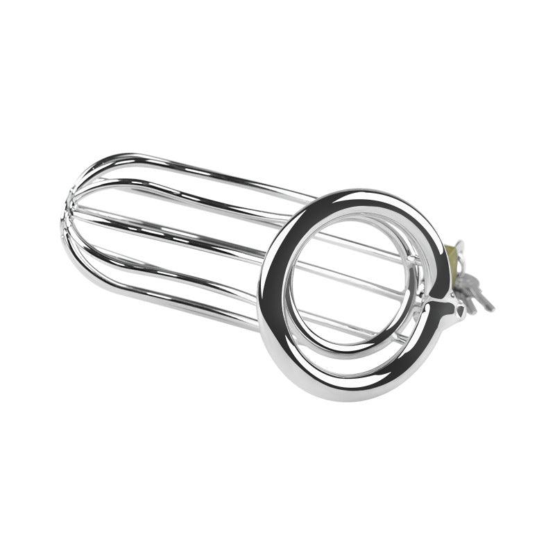 Stainless steel male chastity cage