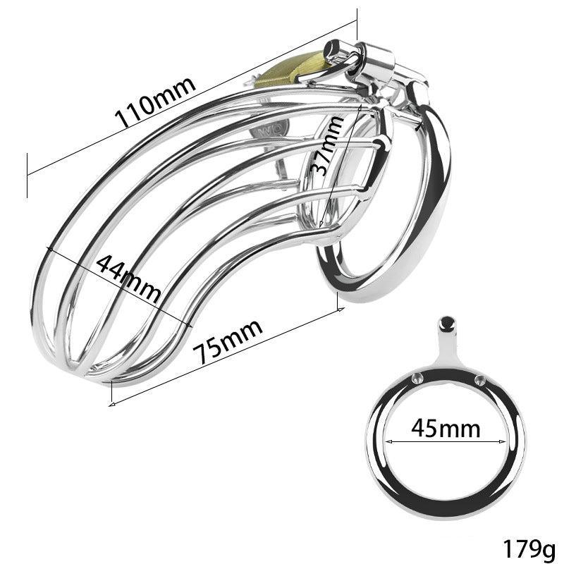 Chastity cage with 45mm ring size