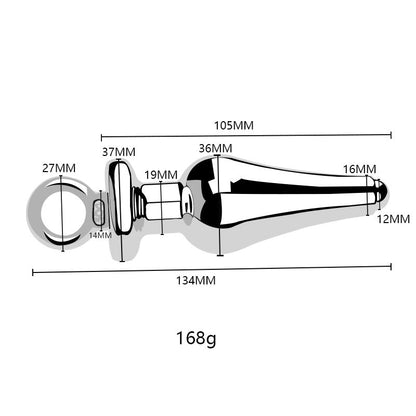 Illustration with measurements of enema device