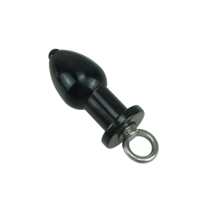 Anal douching device with metal ring for easy use