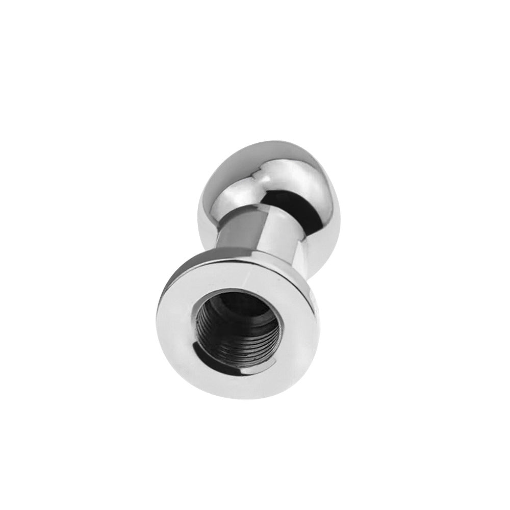 Hollow stainless steel douche attachment